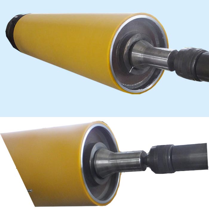 Belt active rubber roller