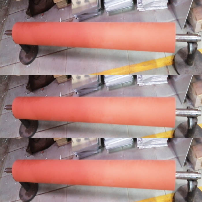 Hot stamping silicone rubber roller to Bangladesh