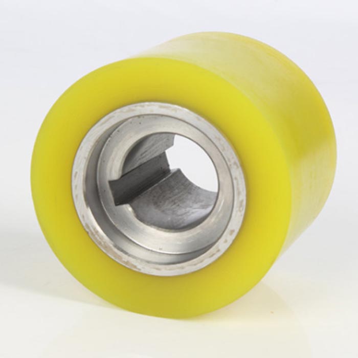 PU small rubber wheel-1