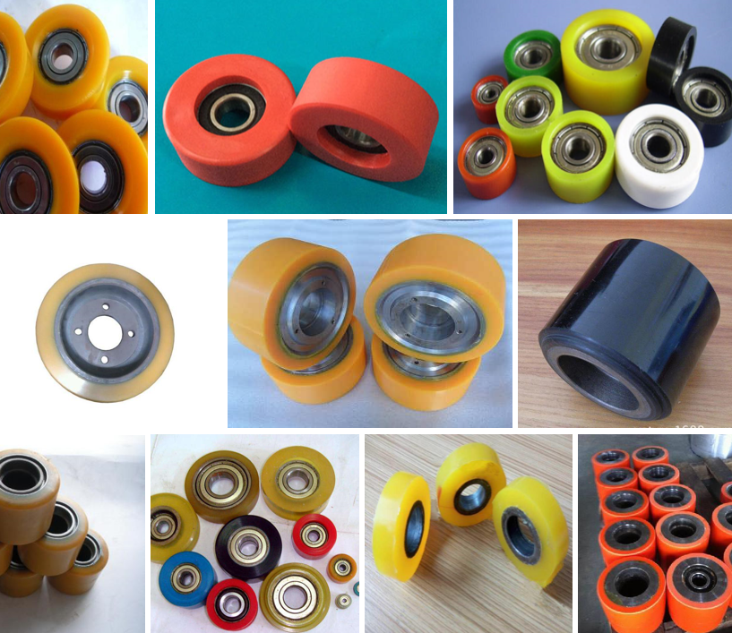 Polyurethane PU Rubber wheel