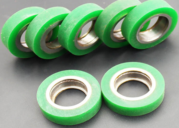 Polyurethane rubber coated wheels-2