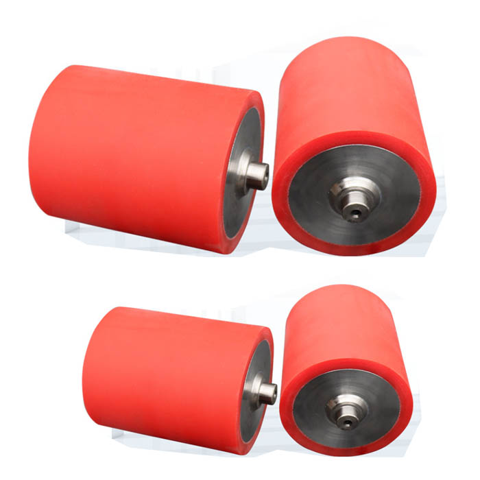 Printing and dyeing printing dust pu rubber roller machinery industrial rubber roller