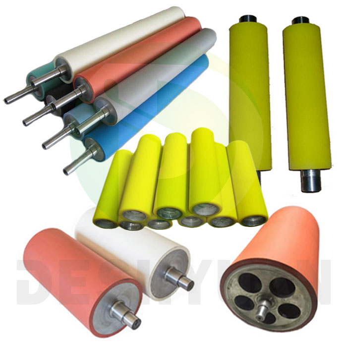 Various types of industrial rubber rollers Featured Image