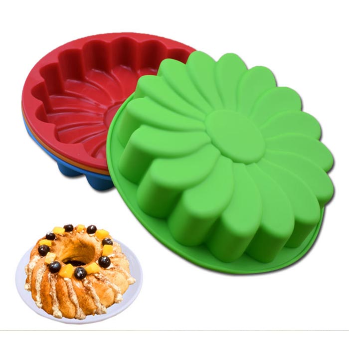 Silicone birthday cake bakeware mold