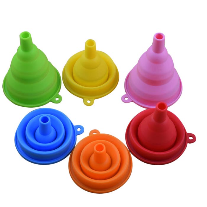 Silicone funnel