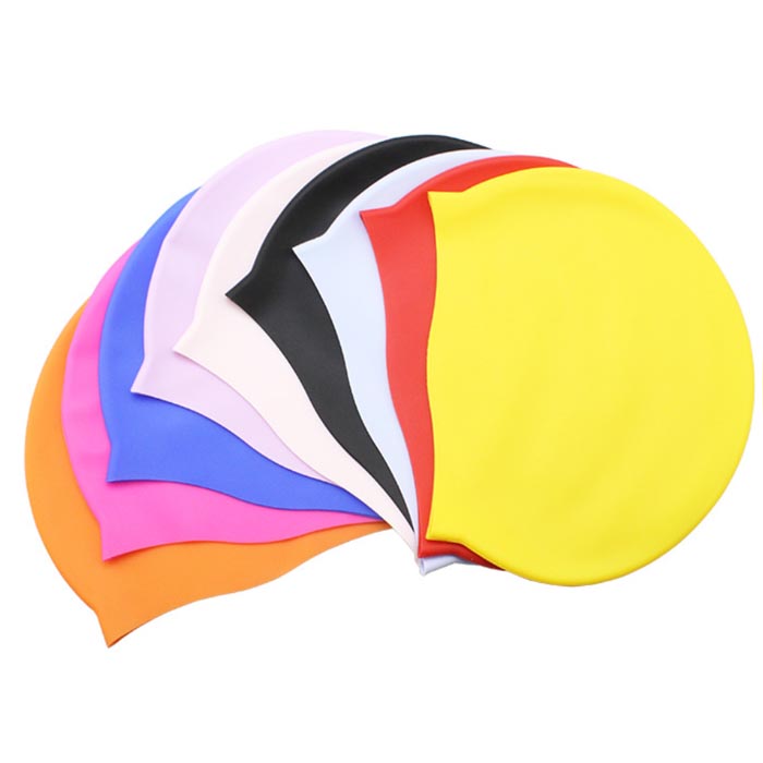 Silicone swimming hat hair care diving cap-6