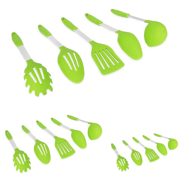 Silicone tableware cutlery spoon knife fork-1