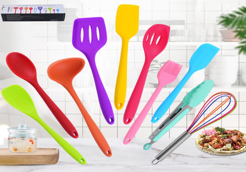 Silicone tableware cutlery spoon knife fork-1
