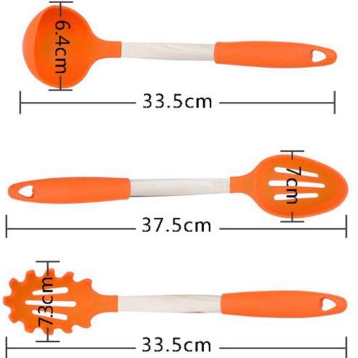 Silicone tableware cutlery spoon knife fork-6