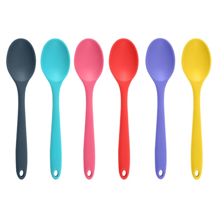 Silicone tableware cutlery spoon knife fork-8