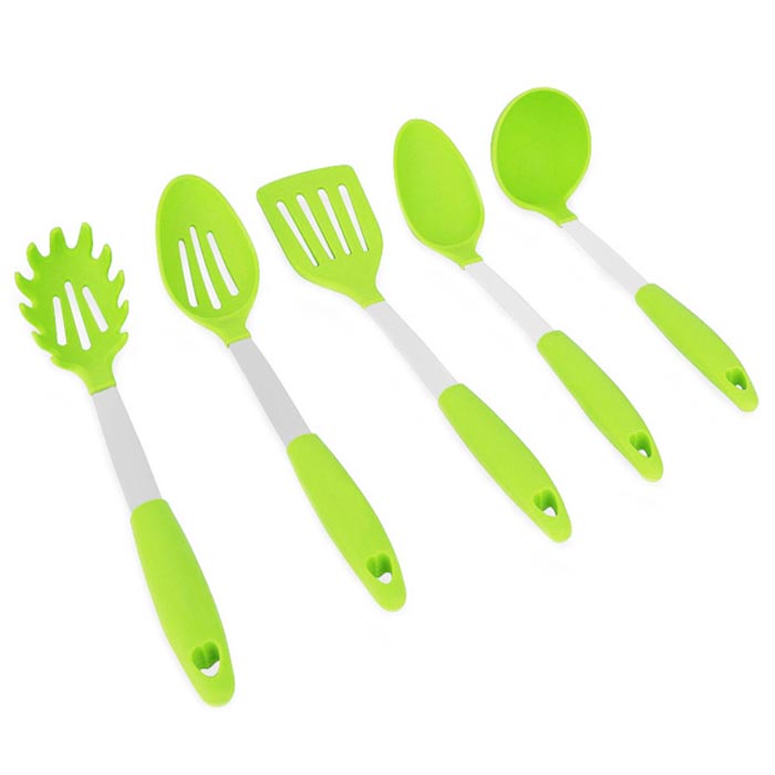 Silicone tableware cutlery spoon knife fork