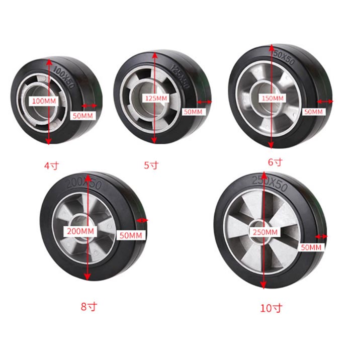Stearing rubber wheels-2