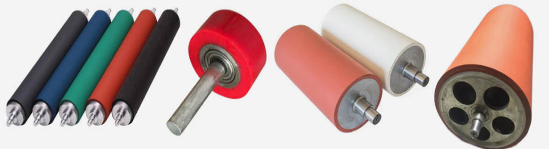 Various types of industrial rubber rollers-1