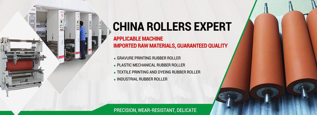 Various types of industrial rubber rollers