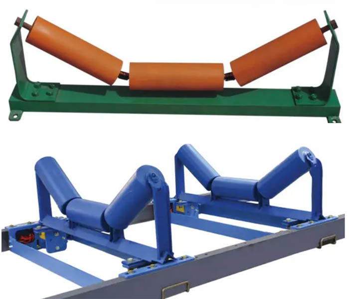 carrier roller idler rubber roller-5