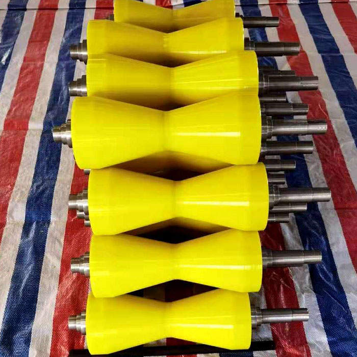 cone type PU Polyurethane rubber roller