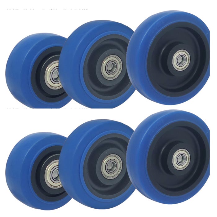 elastic rubber wheel