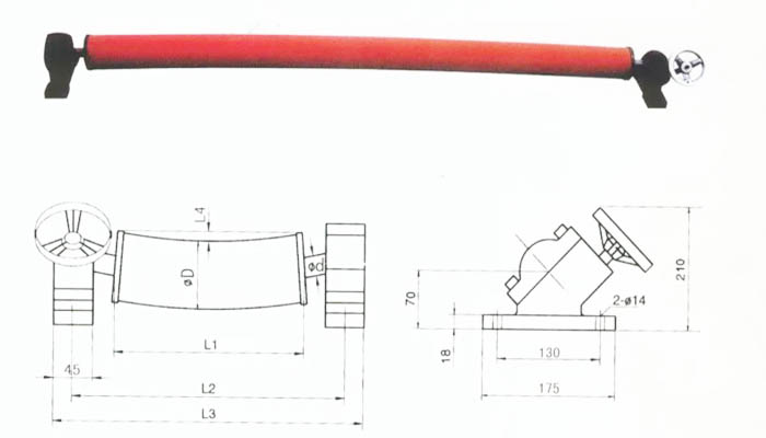 flattening roller Bending roller