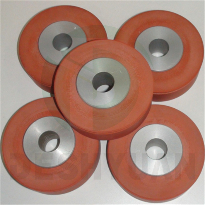 Silicone Rubber wheel is ideal for transferring decorative cylindrical and large flat or curved surfaces. Its exclusive formula of silicone has first-class softness and elasticity, can easily match the different surfaces of plastic parts, and has high heat resistance, easy to polish the shape, ensuring the smooth application of heating transfer and lamination foil coating.