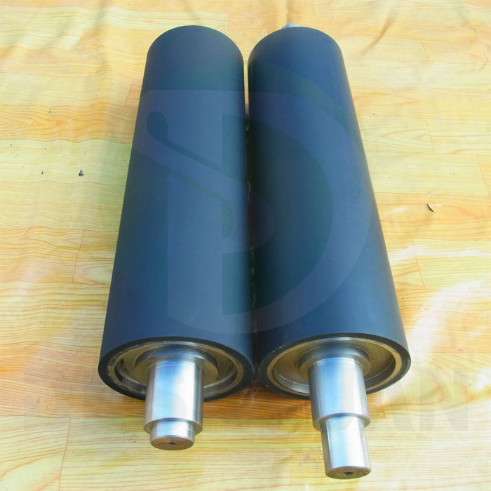 magnetic ink rubber coated roller for gravure printing