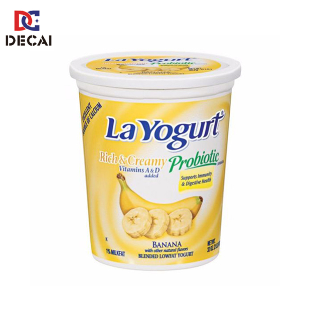 In-Mold Labeling Plastic Cream Container 2
