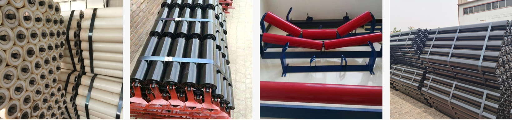 pulley rubber roller Support rollers